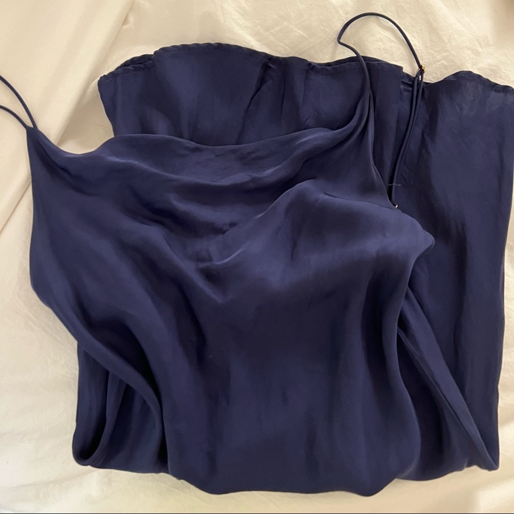 Planet Blue Satin Bella Cowl Neck Dress - Picture 3 of 6